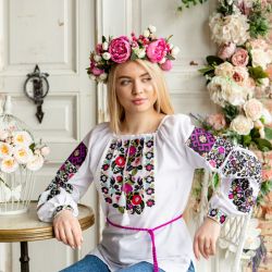 Luxury embroidered blouse