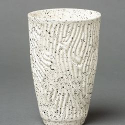Tall porcelaine handmade vase