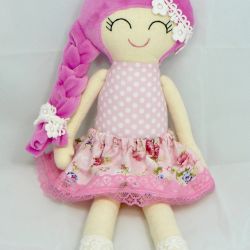 Textile doll for the smallest